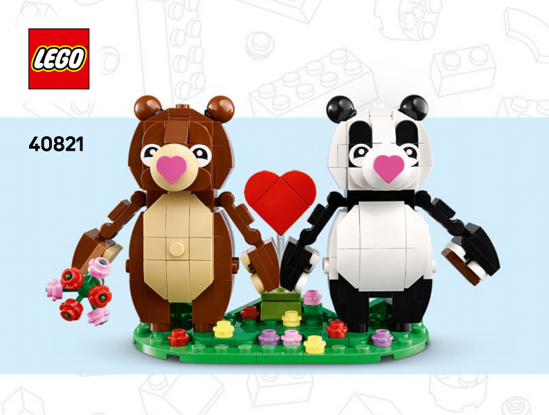 40821 Love Bears (Used) LEGO Seasonal