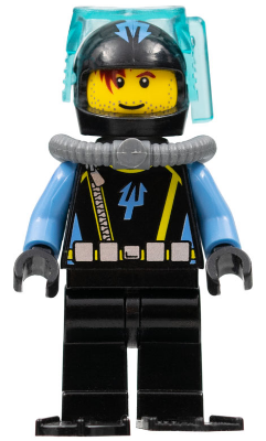 Aquaraider Diver 9 with Black Flippers (aqu026)
