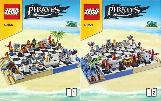 40158 Pirates Chess Set (Certified) LEGO Pirates