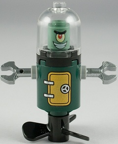 Plankton - Domed Helmet (bob027)