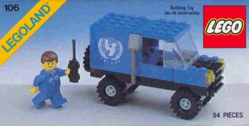 106 UNICEF Van (Certified) LEGO Town