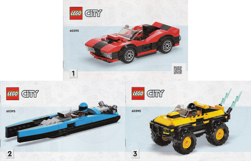 60395 Combo Race Pack (Used) LEGO City