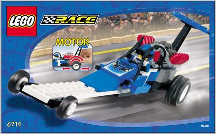6714 Speed Dragster (Certified) LEGO Town