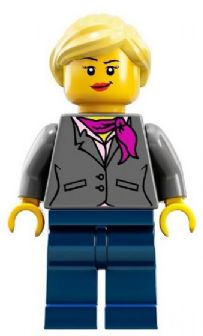 Research Scientist Female, Magenta Scarf (idea009)