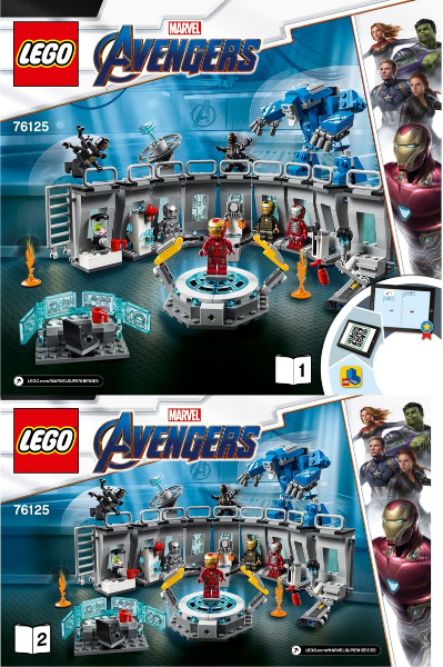 76125 Iron Man Hall of Armor (Used) LEGO Super Heroes