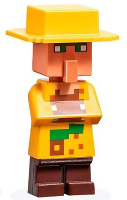 Villager (Farmer) - Jungle Biome Outfit, Yellow Hat