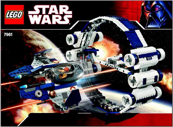 7661 Jedi Starfighter with Hyperdrive Booster Ring (Certified) LEGO Star Wars