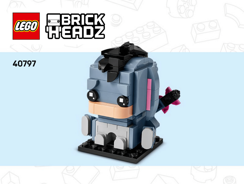 40797 Eeyore (Used) LEGO BrickHeadz