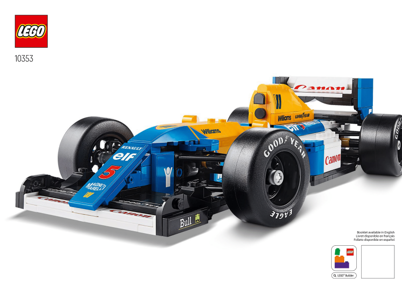 10353 Williams Racing FW14B & Nigel Mansell (Used) LEGO Icons