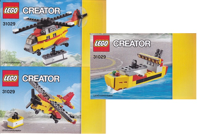 31029 Cargo Heli (Certified) LEGO Creator