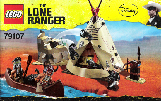 79107 Comanche Camp (Certified) LEGO The Lone Ranger