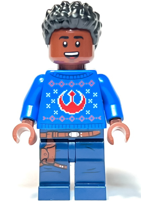 Finn - Holiday Sweater, Dark Blue Legs with Holster (sw1318)