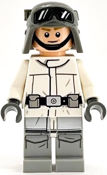 Imperial AT-ST Driver - Helmet with Molded Goggles, White Jacket (sw1183)