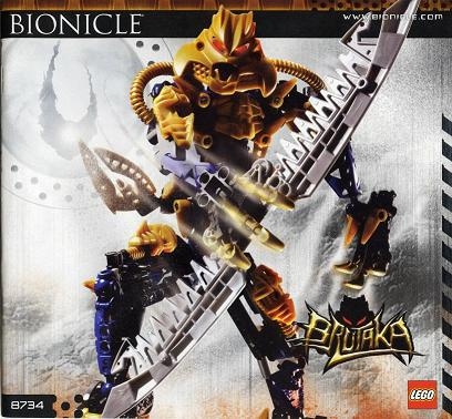 8734 Brutaka (Certified) LEGO BIONICLE