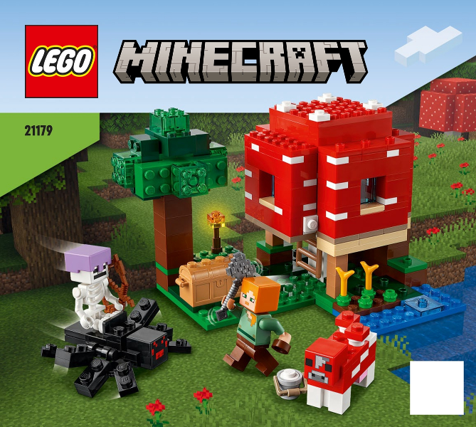 21179 The Mushroom House (Used) LEGO Minecraft