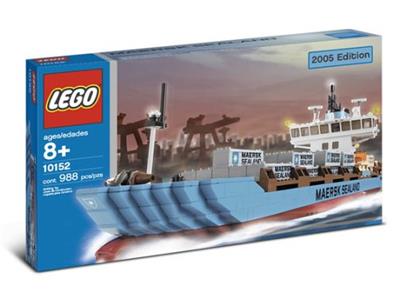 10152-1 Maersk Sealand Container Ship (2004 Edition) (Retired) LEGO Model Making