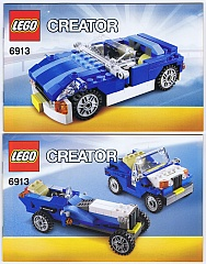 6913 Blue Roadster (Used) LEGO Creator
