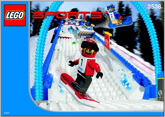 3538 Snowboard Boarder Cross Race (Certified) LEGO Sports