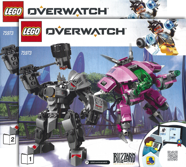 75973 D.Va & Reinhardt (Used) LEGO Overwatch