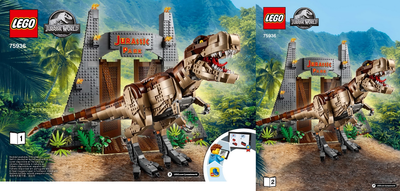 75936 Jurassic Park: T. rex Rampage (Certified) LEGO Jurassic World