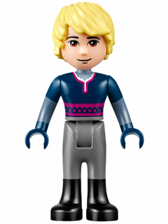 Kristoff - Dark Blue Top, Dark Bluish Gray Trousers, Black Boots (dp020)