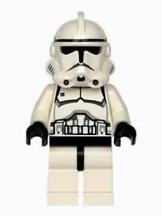 Clone Trooper (Phase 2) - Black Head, Dotted Mouth (sw0272)