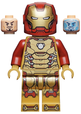 Iron Man - Pearl Gold Armor and Legs (sh0806)