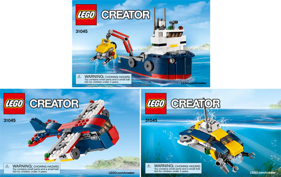 31045 Ocean Explorer (Used) LEGO Creator