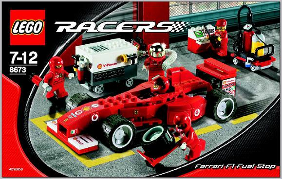 8673 Ferrari F1 Fuel Stop (Certified) LEGO Racers