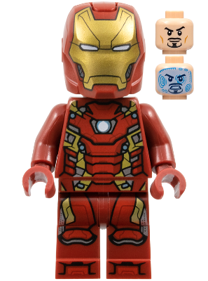Iron Man - Mark 46 Armor, Large Helmet Visor (sh1017)