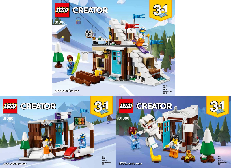 31080 Modular Winter Vacation (Certified) LEGO Creator