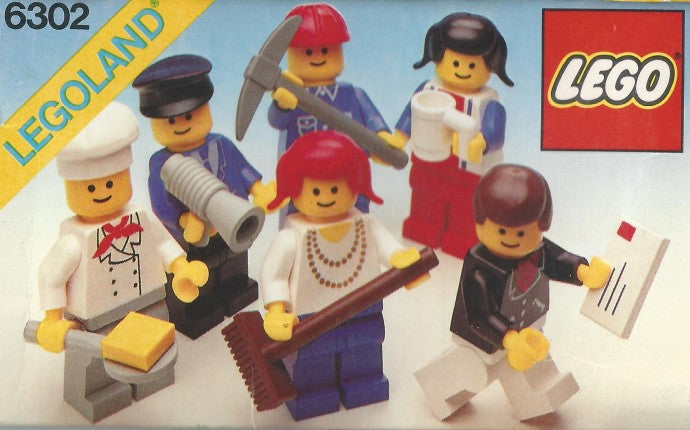 6302 Mini-Figure Set (Used) LEGO Town