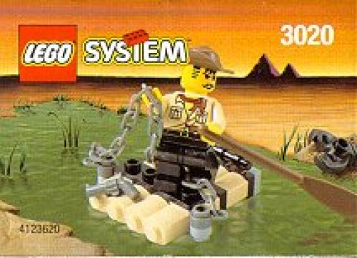3020 Jones' Raft (Certified) LEGO Adventurers
