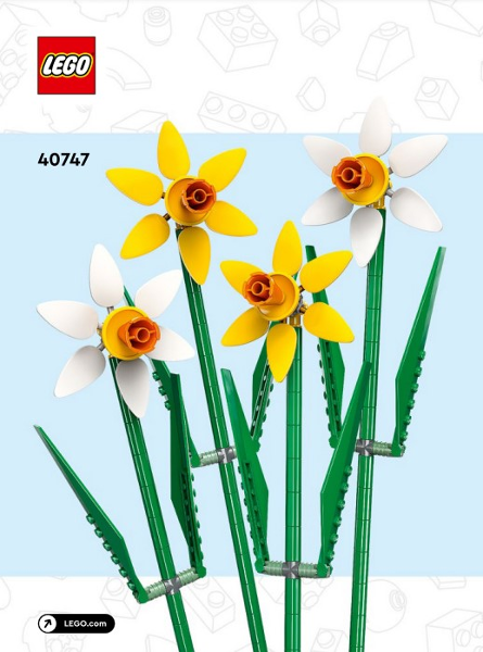40747 Daffodils (Used) LEGO Botanicals