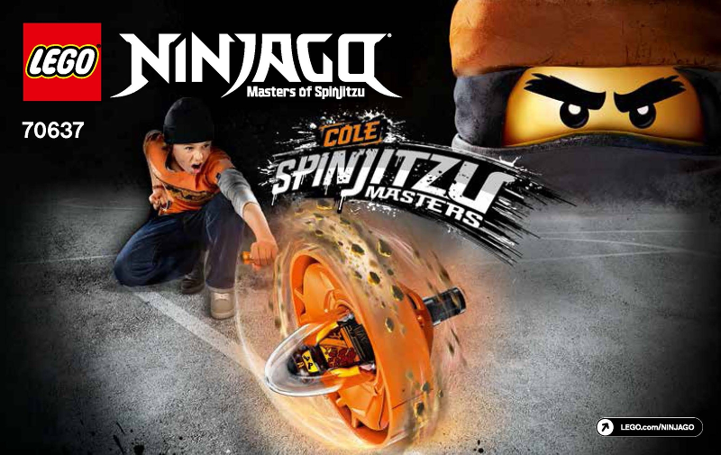70637 Cole - Spinjitzu Master (Used) LEGO Ninjago