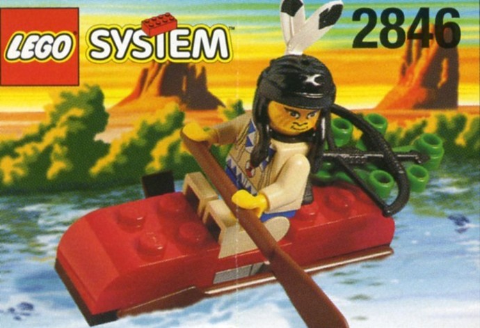 2846 Indian Kayak (Certified) LEGO Western