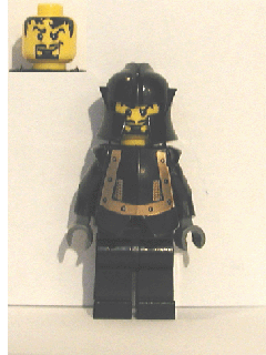 Breastplate - Armor over Black, Cheek Protection Helmet (cas308)