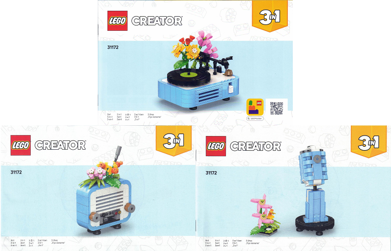31172 Record Player with Flowers (Certified) LEGO Creator