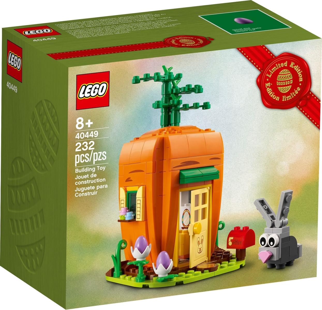 40449 Easter Bunny's Carrot House (Retired) LEGO Seasonal