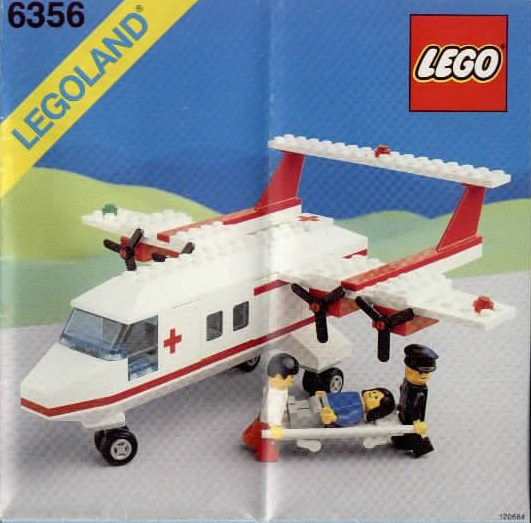 6356 Med-Star Rescue Plane (Used) LEGO Town