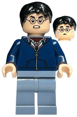 Harry Potter - Dark Blue Hoodie, Sand Blue Legs (hp443)