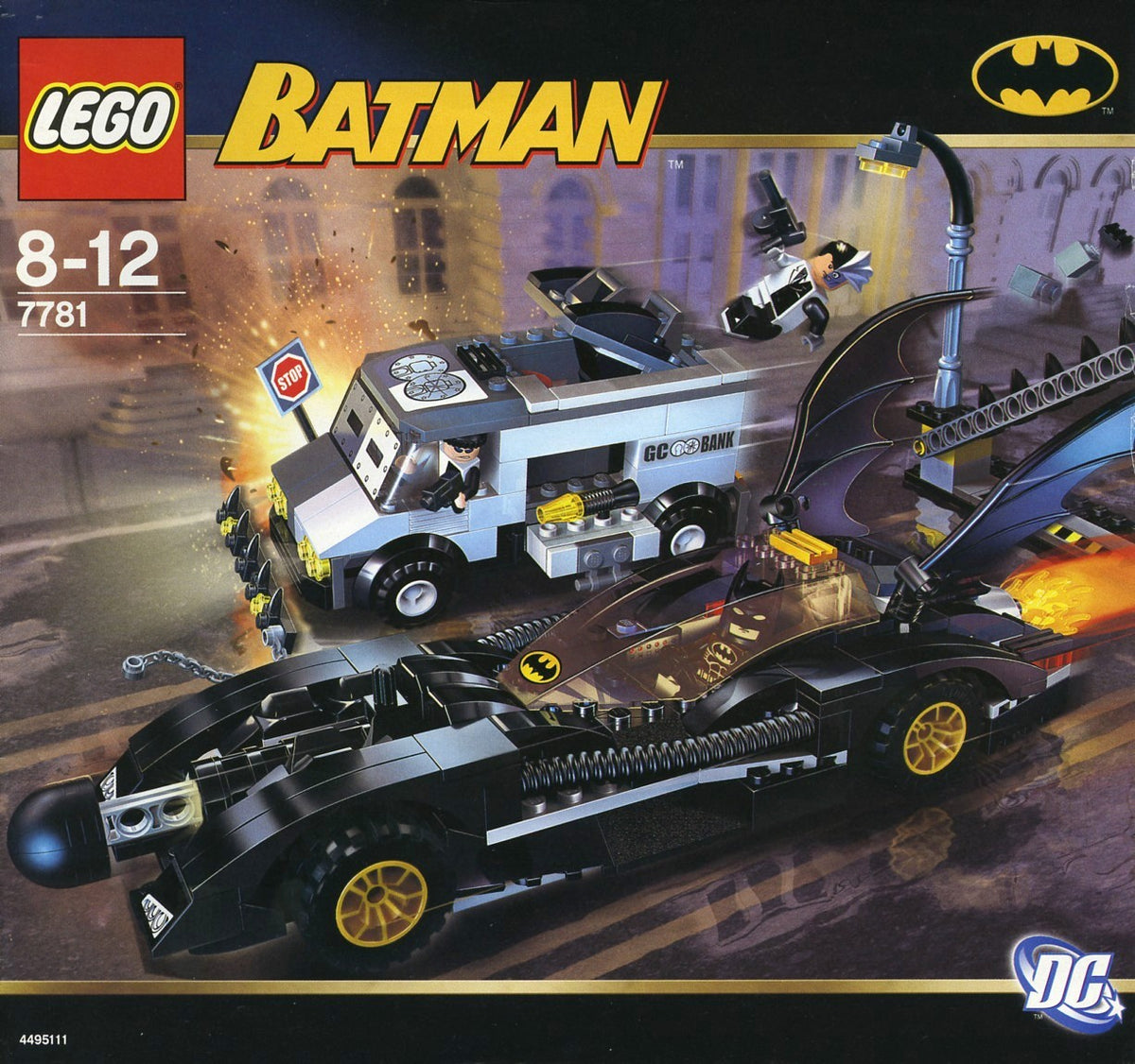 7781 The Batmobile: Two-Face's Escape (Used) LEGO Super Heroes