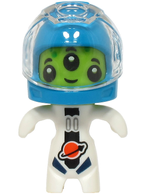 Alien - White Spacesuit, Dark Azure Helmet, Trans-Clear Visor (cty1764)