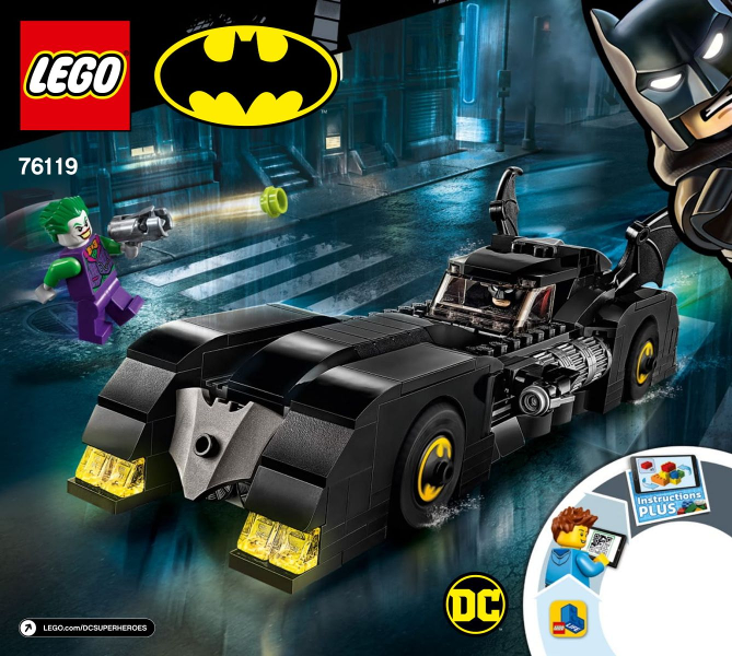 76119 Batmobile: Pursuit of The Joker (Used) LEGO Super Heroes