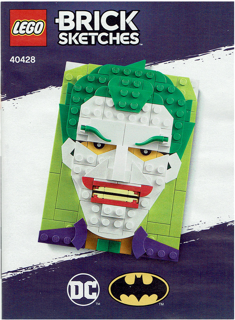40428 The Joker (Certified) LEGO Brick Sketches
