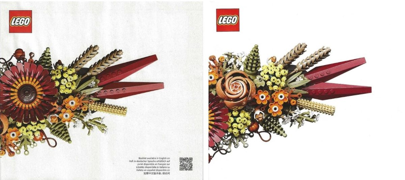 10314 Dried Flower Centerpiece (Certified) LEGO Botanicals