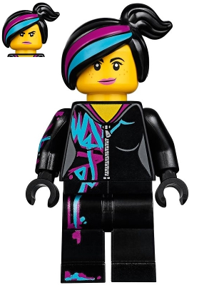 Lucy Wyldstyle with Magenta Lined Hoodie, Smile / Angry (tlm115)