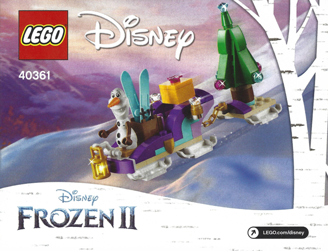 40361 Olaf's Traveling Sleigh (Used) LEGO Disney