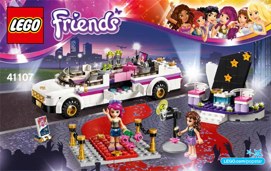 41107 Pop Star Limousine (Used) LEGO Friends