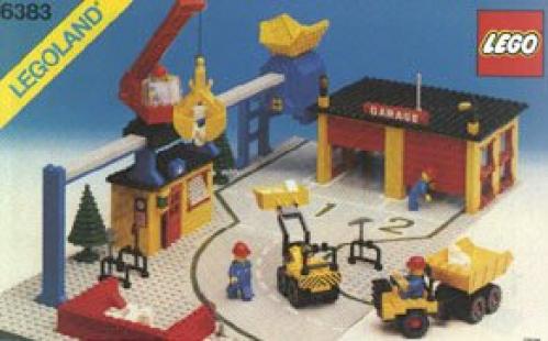 6383 Public Works Center (Used) LEGO Town